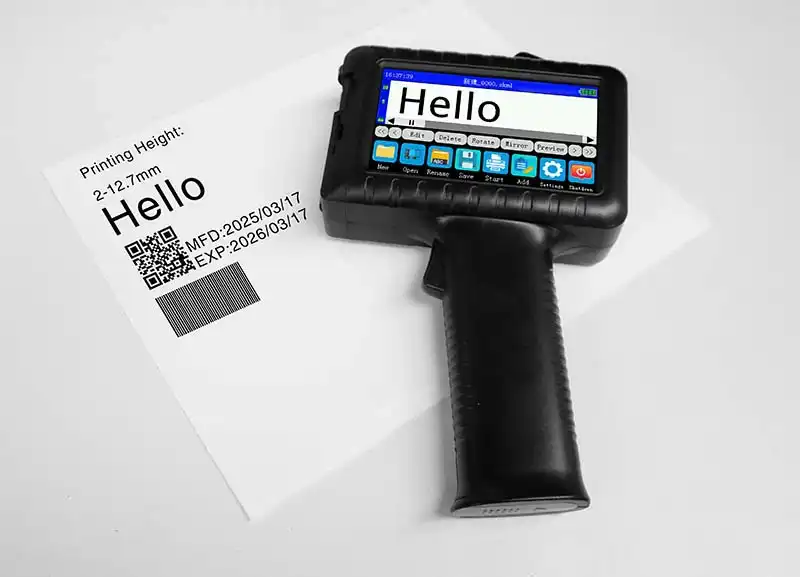 How Does a Food and Beverage Handheld Inkjet Printer Work?